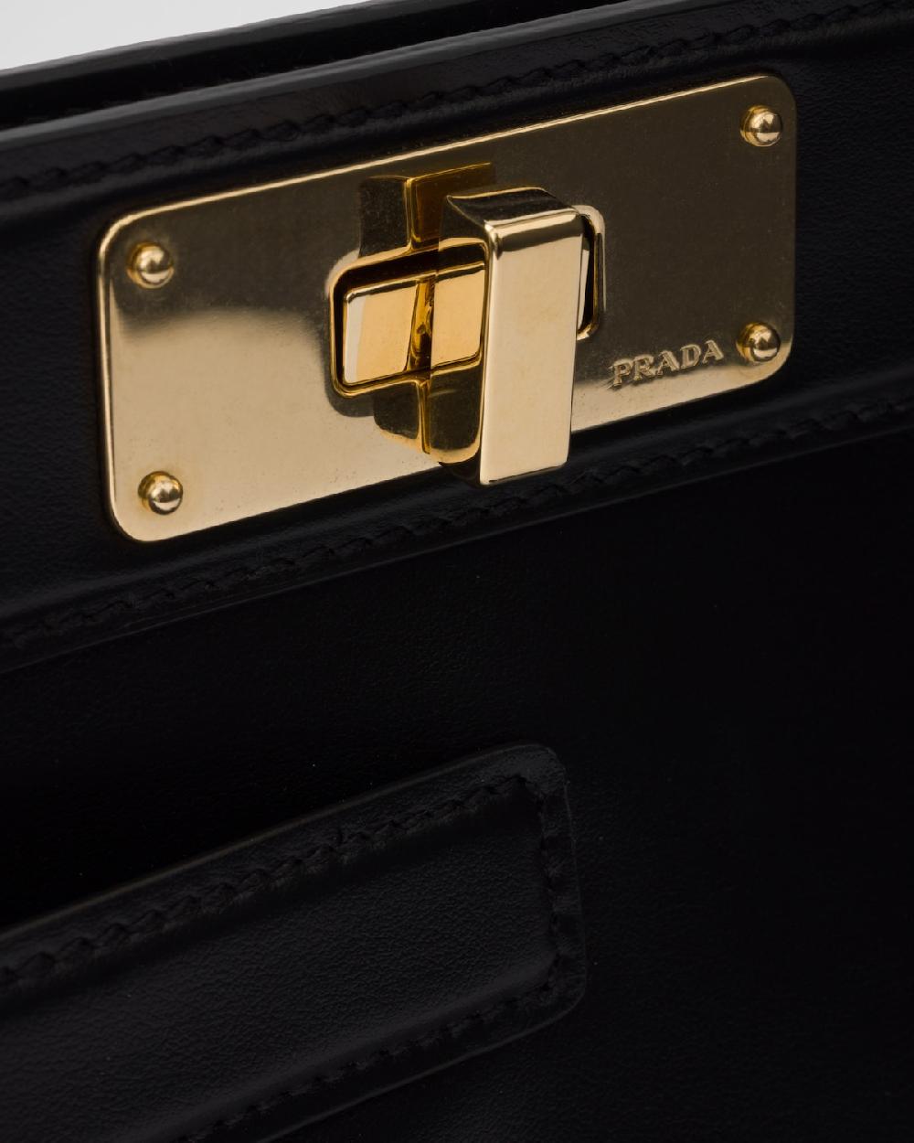 Prada Bolso tote de piel mediano Rebajas baratas