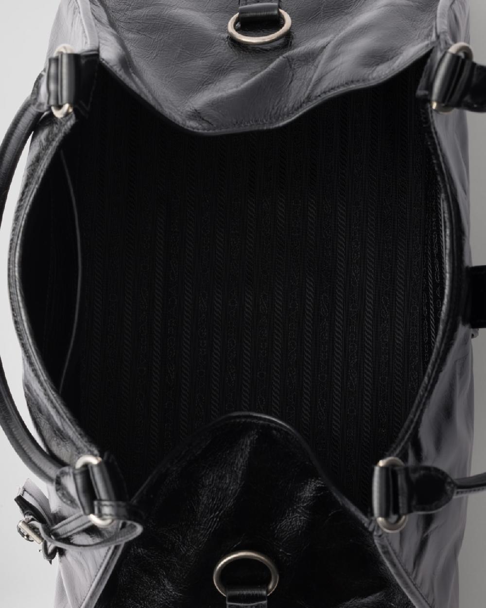 Prada Bolso tote de piel grande Rebajas de fábrica