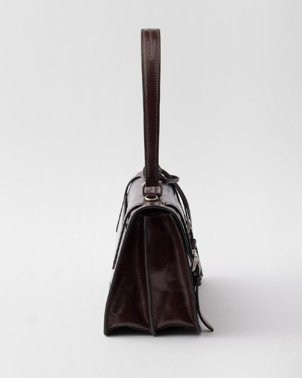 Prada Bolso de piel mediano Ventas relámpago