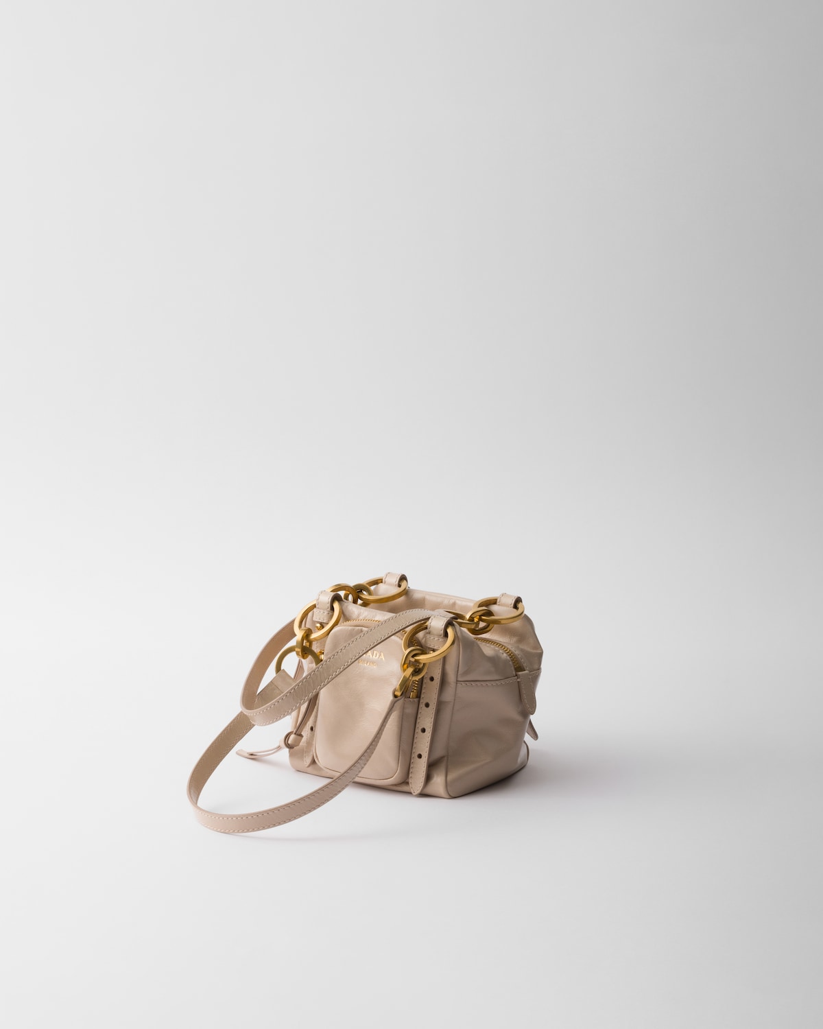 Prada Minibolso Prada Dangle de piel con asa superior Mejor oferta