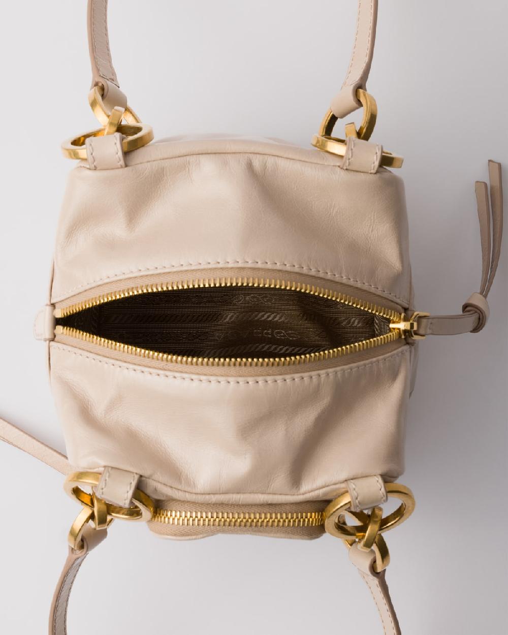 Prada Minibolso Prada Dangle de piel con asa superior Mejor oferta