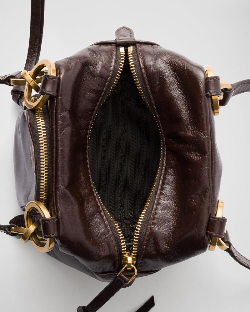 Prada Minibolso Prada Dangle de piel con asa superior Rebajas online