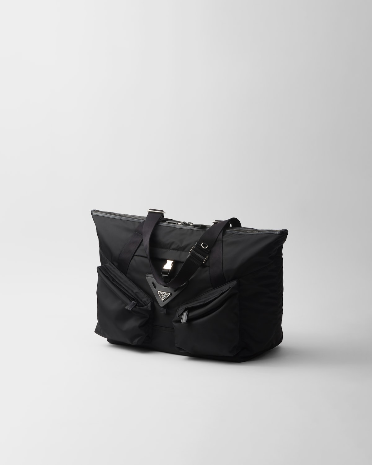 Prada Bolso de viaje de Re-Nylon y piel Últimos 2 días