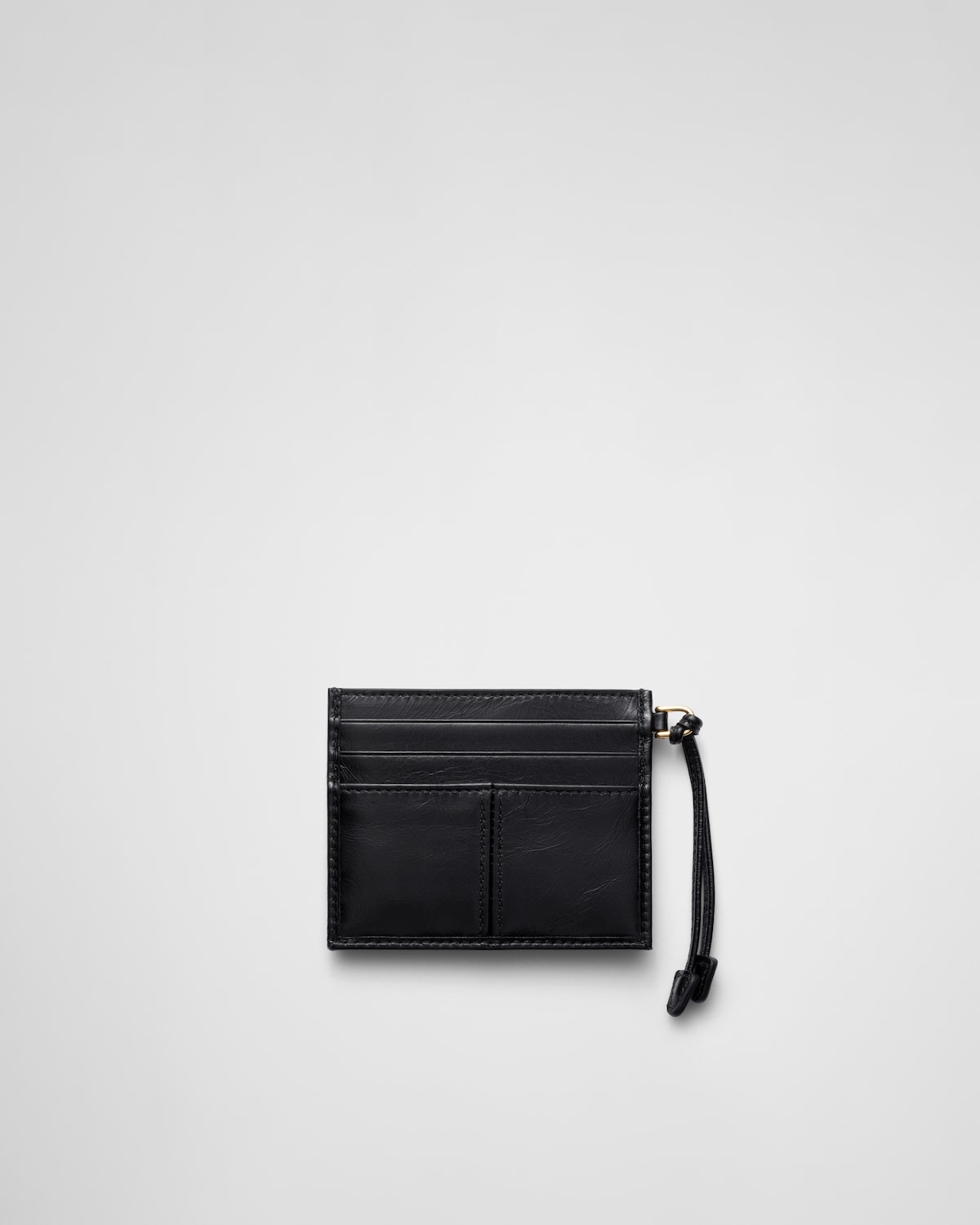 Prada Tarjetero de piel Oferta especial de fábrica