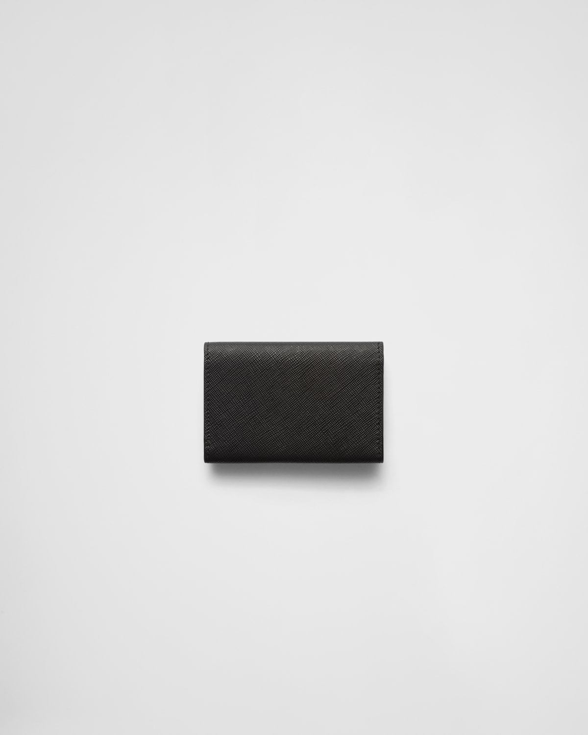 Prada Tarjetero de piel Saffiano Ofertas especiales