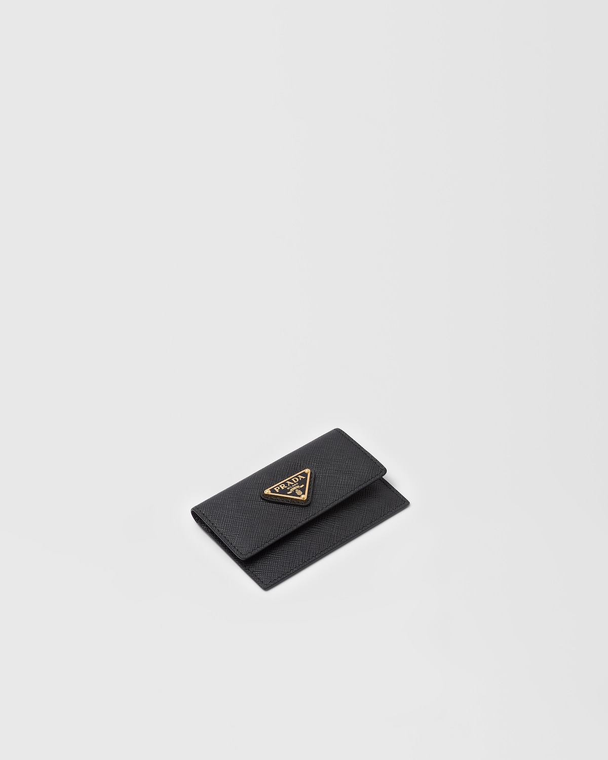 Prada Tarjetero de piel Saffiano Precio ultrabajo