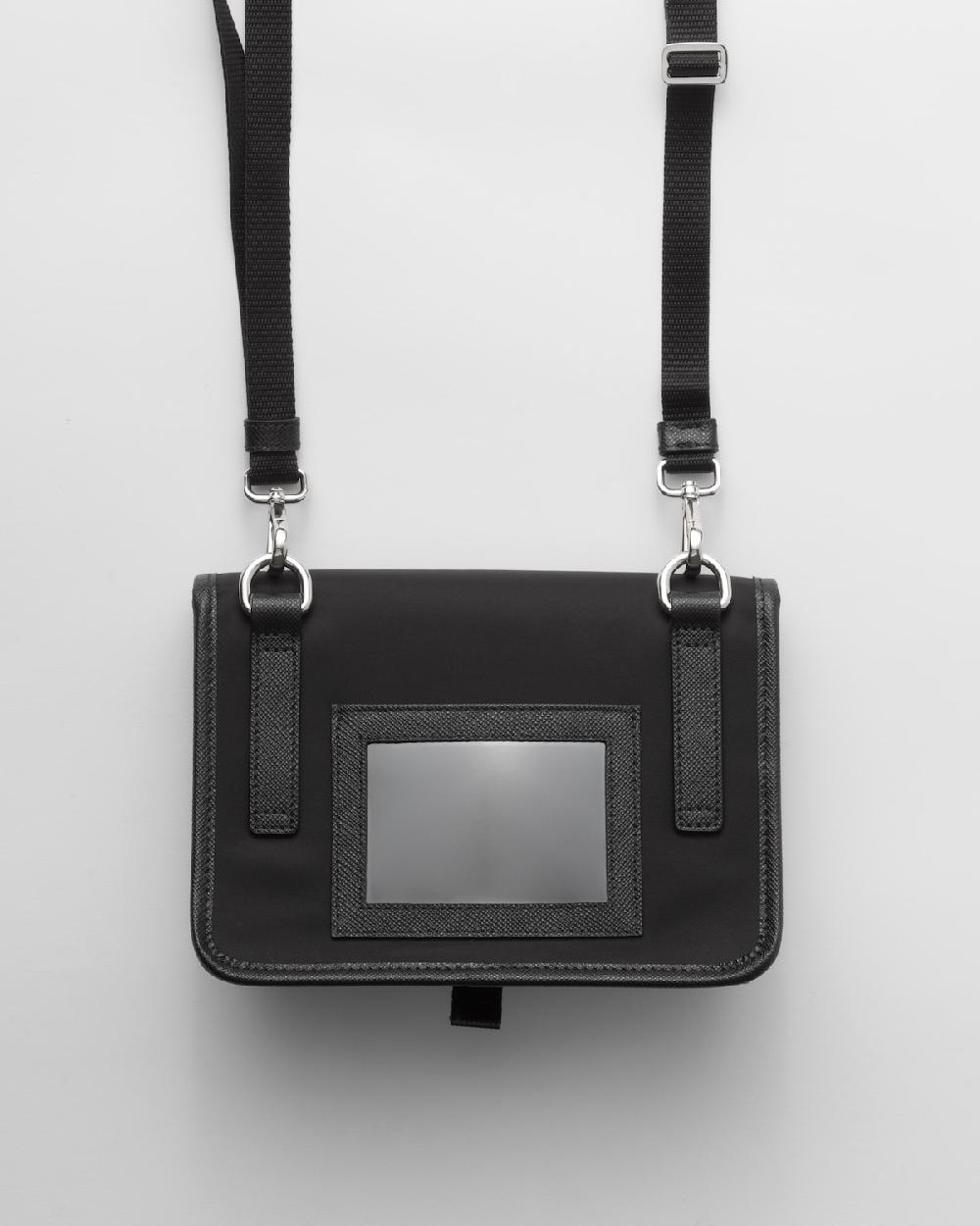 Prada Funda para smartphone de Re-Nylon y piel Saffiano Los más vendidos