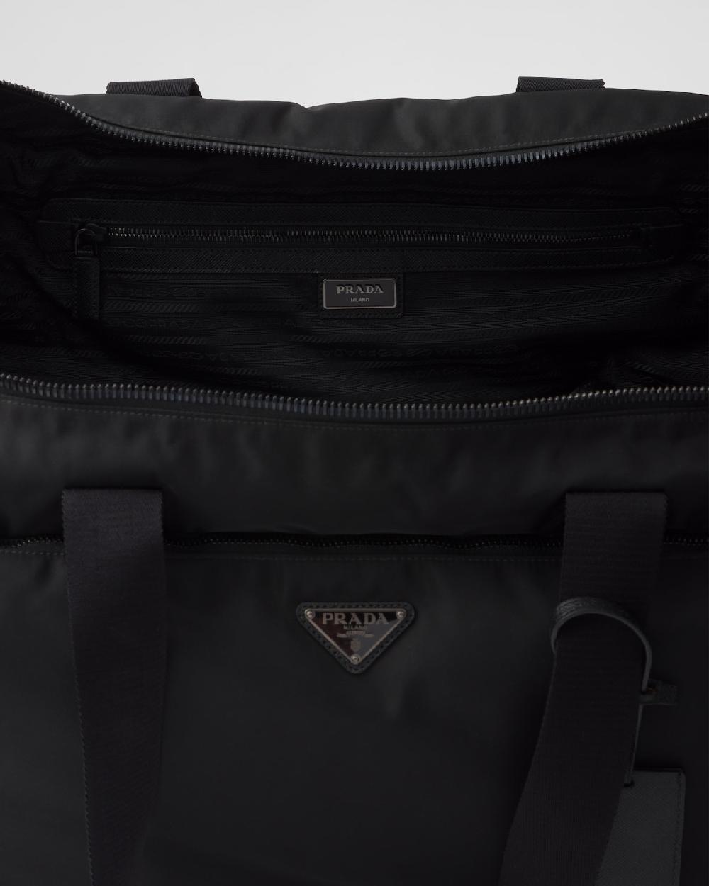 Prada Trolley de Re-Nylon y piel Saffiano COMPRAR AHORA
