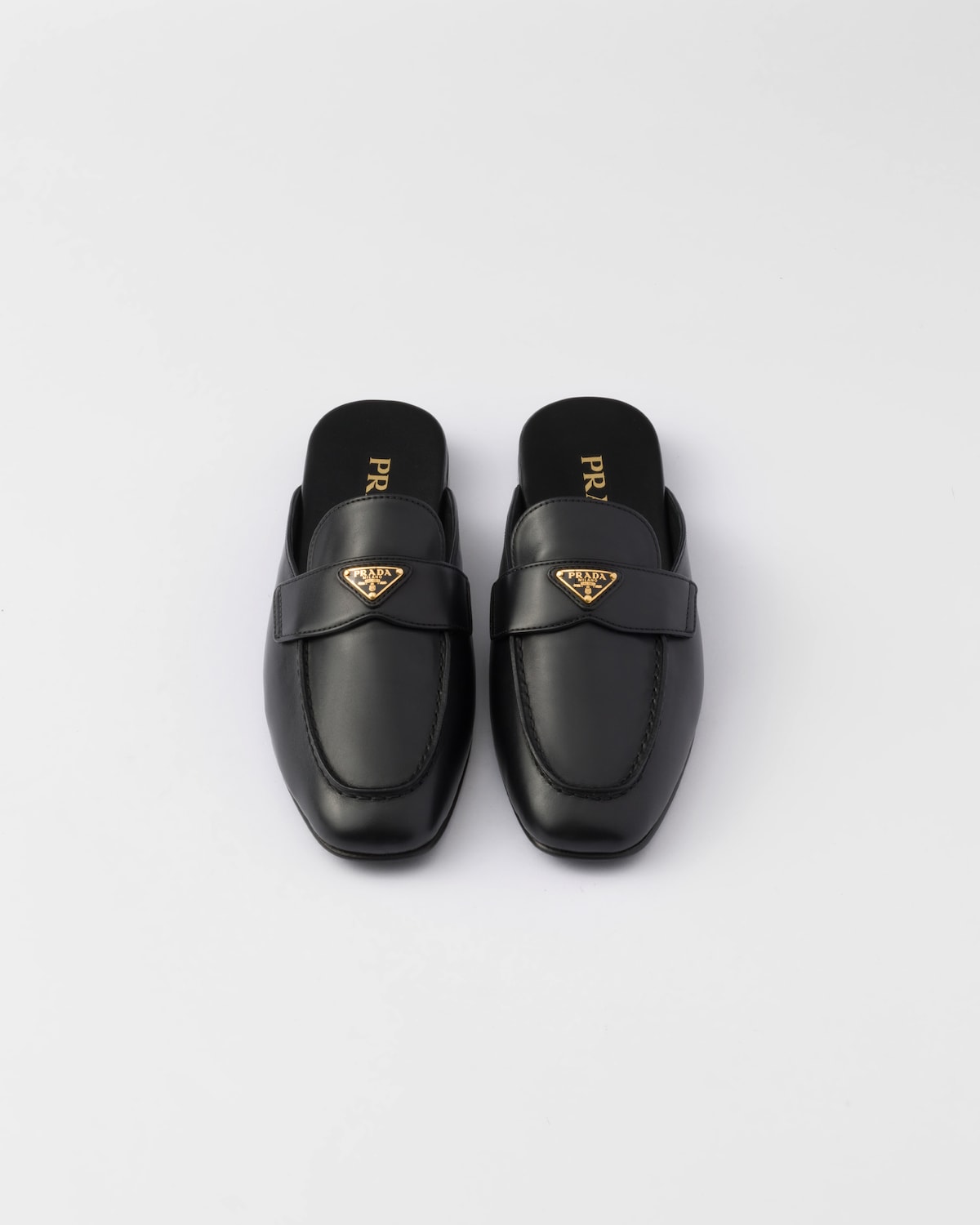 Prada Zapatillas de piel Oferta especial de fábrica
