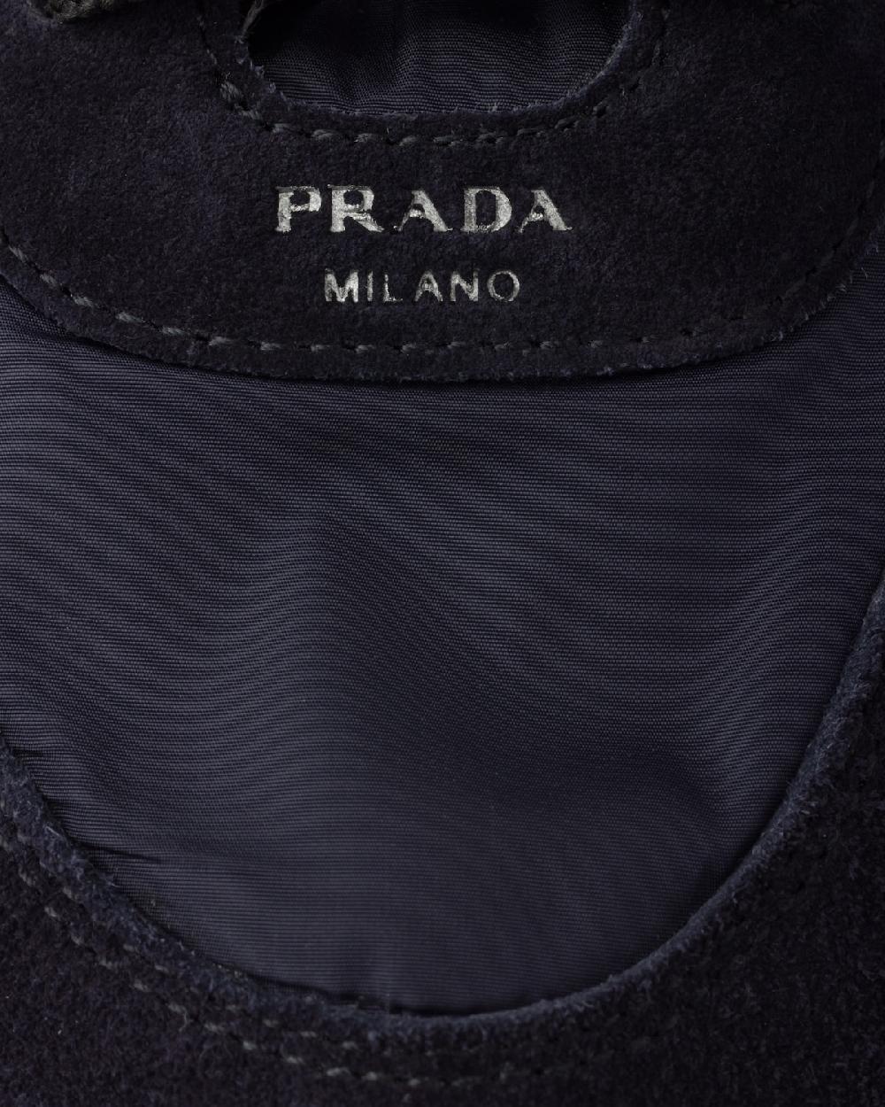 Prada Zapatillas Collapse de Re-Nylon y ante Grandes descuentos