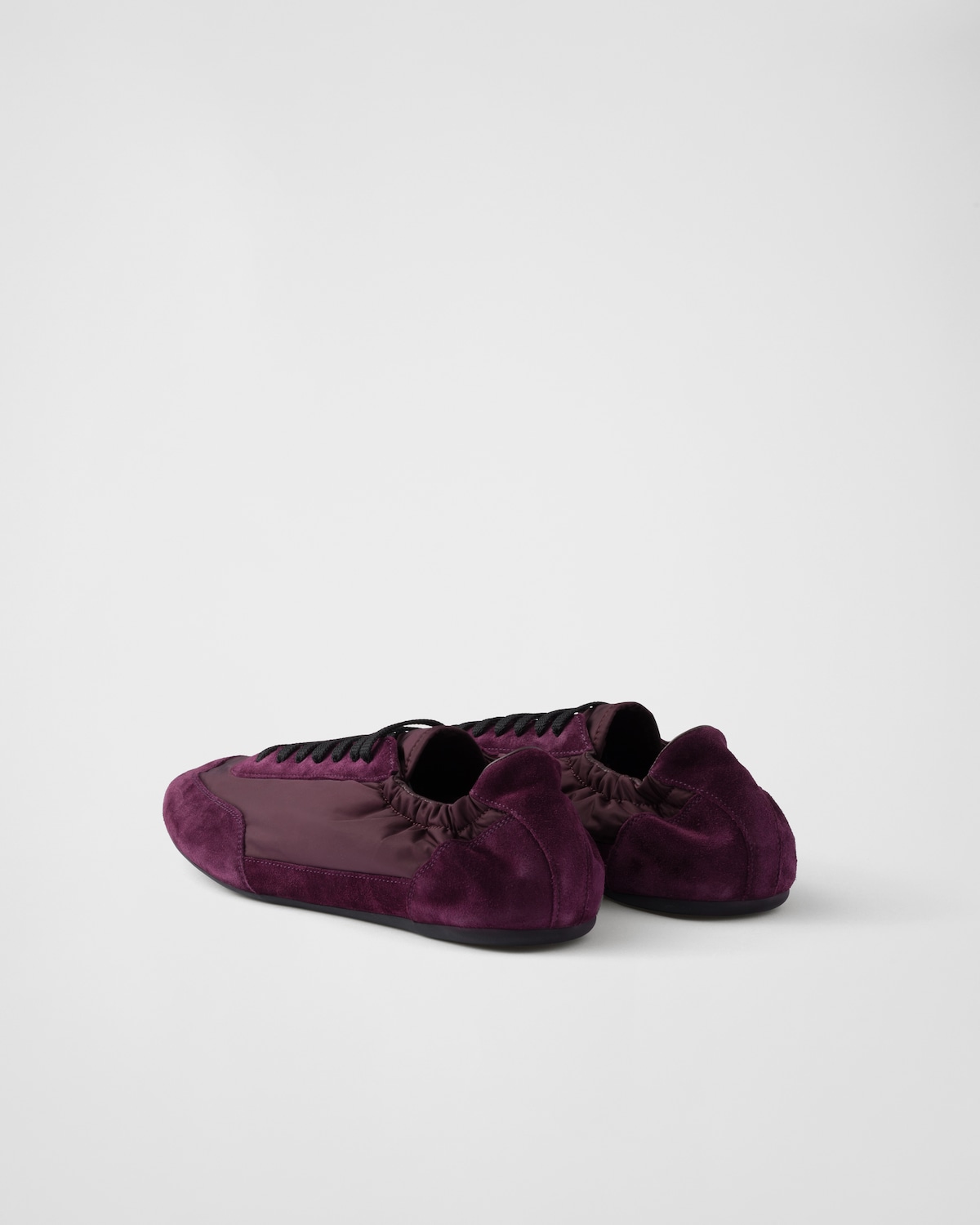 Prada Zapatillas Collapse de Re-Nylon y ante Liquidación