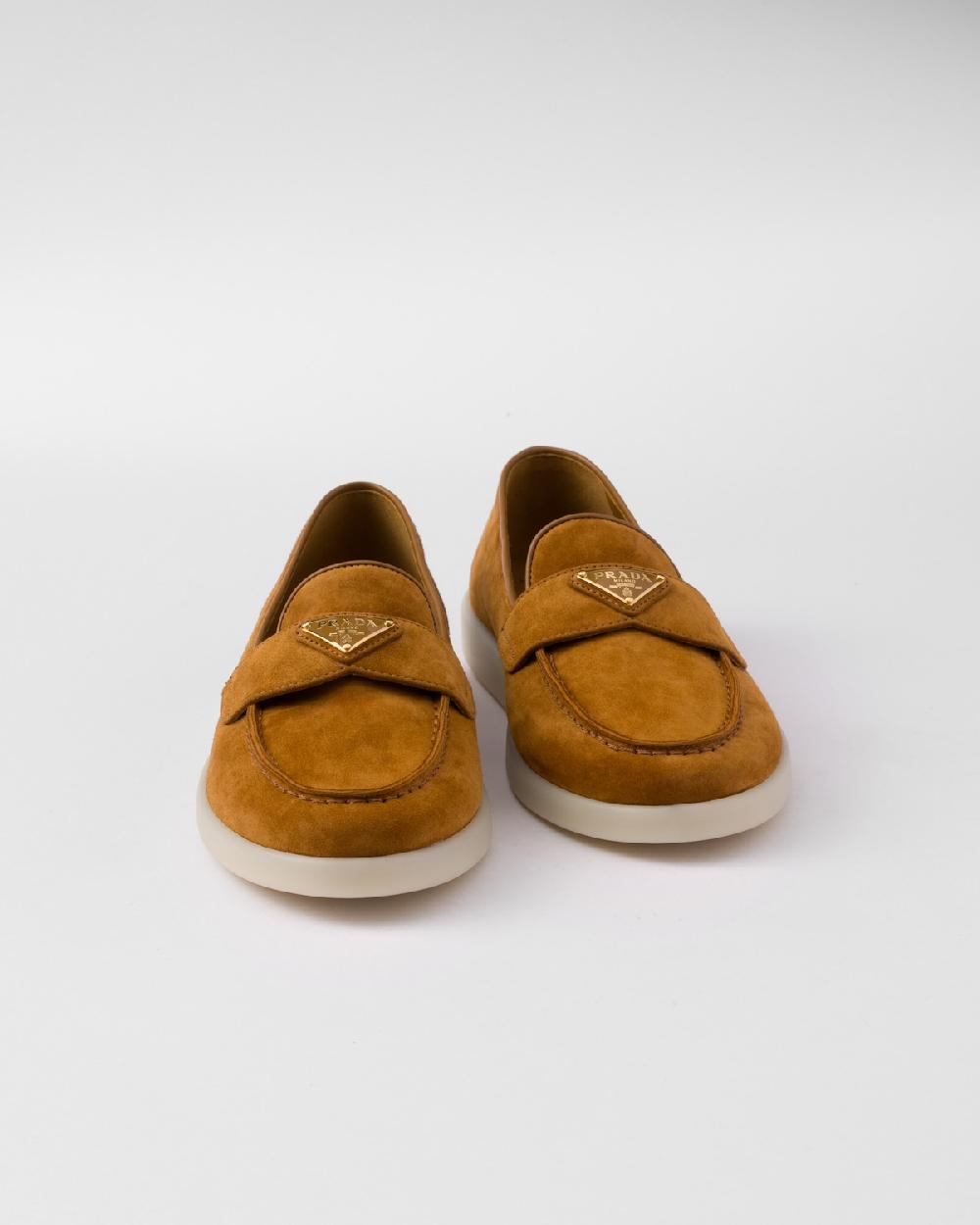Prada Mocasines de piel de ante Limitado a 3 días