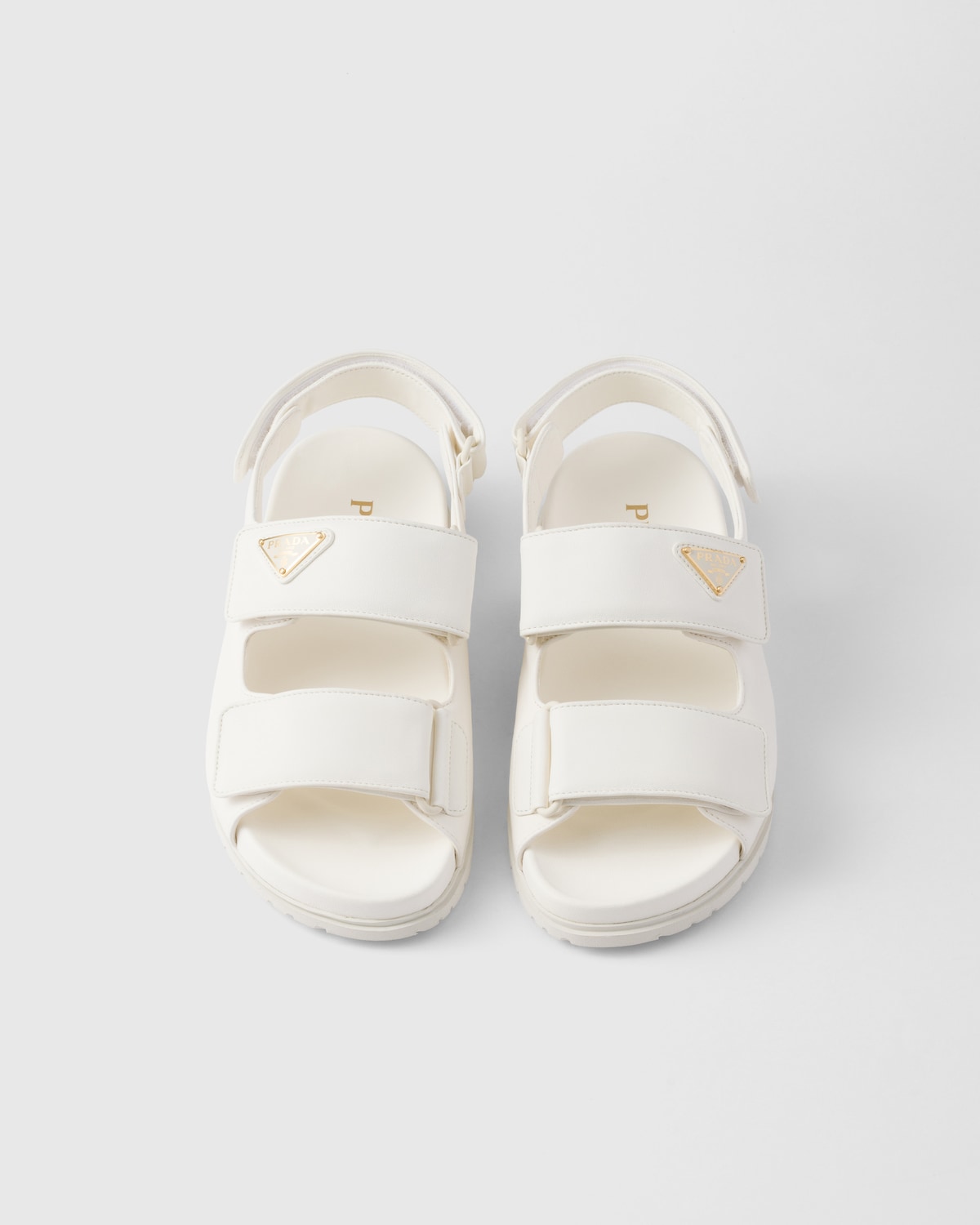 Prada Sandalias de napa Libre de impuestos