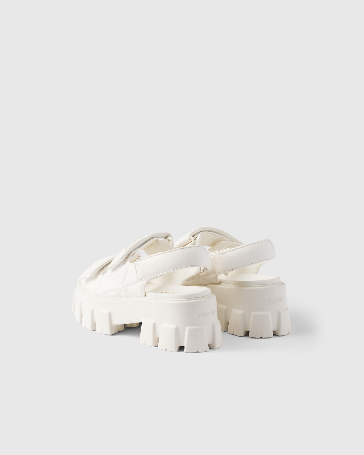 Prada Sandalias Monolith de napa Grandes ahorros