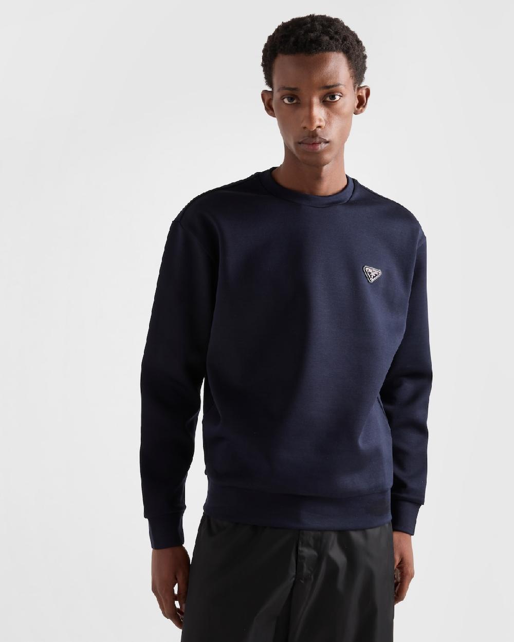 Prada Sudadera de algodón técnico Rebajas