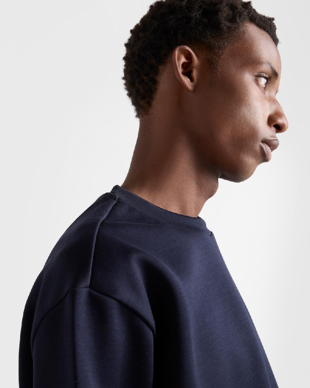 Prada Sudadera de algodón técnico Rebajas