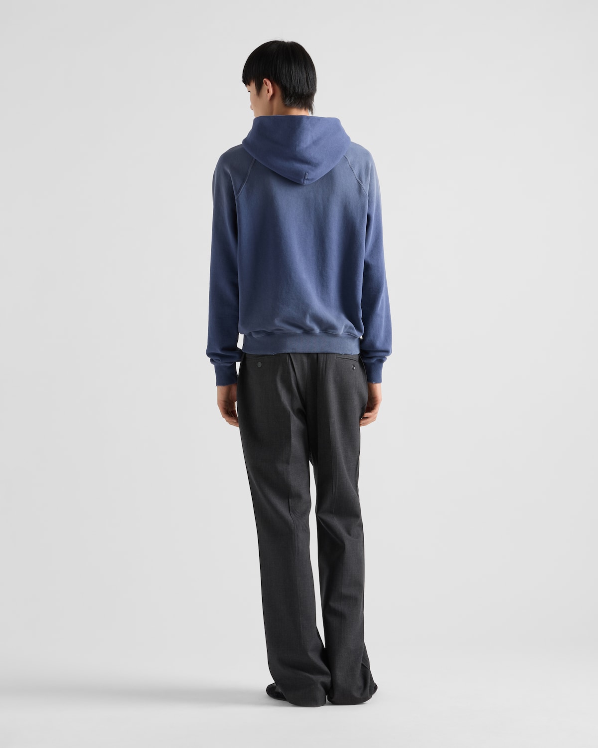 Prada Sudadera en felpa de algodón estampada Descuento
