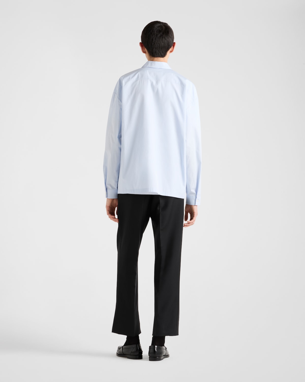 Prada Camisa de algodón con cremallera Rebajas top