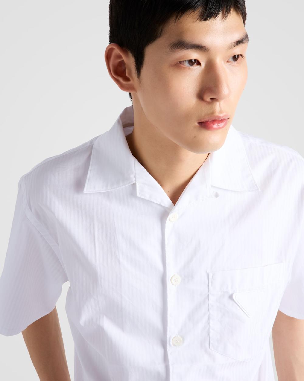 Prada Camisa de bolera de algodón Oferta especial