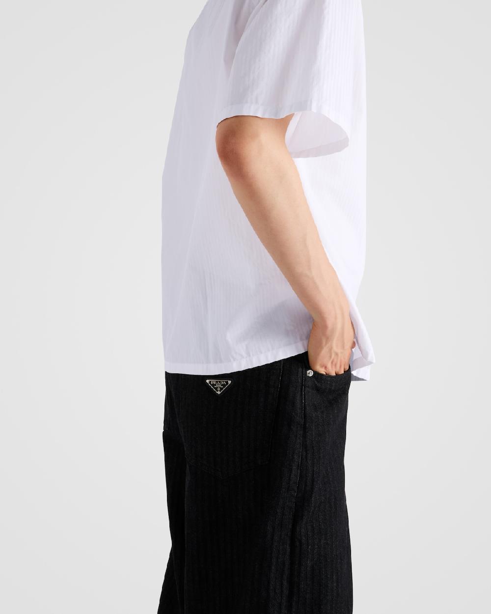 Prada Camisa de bolera de algodón Oferta especial