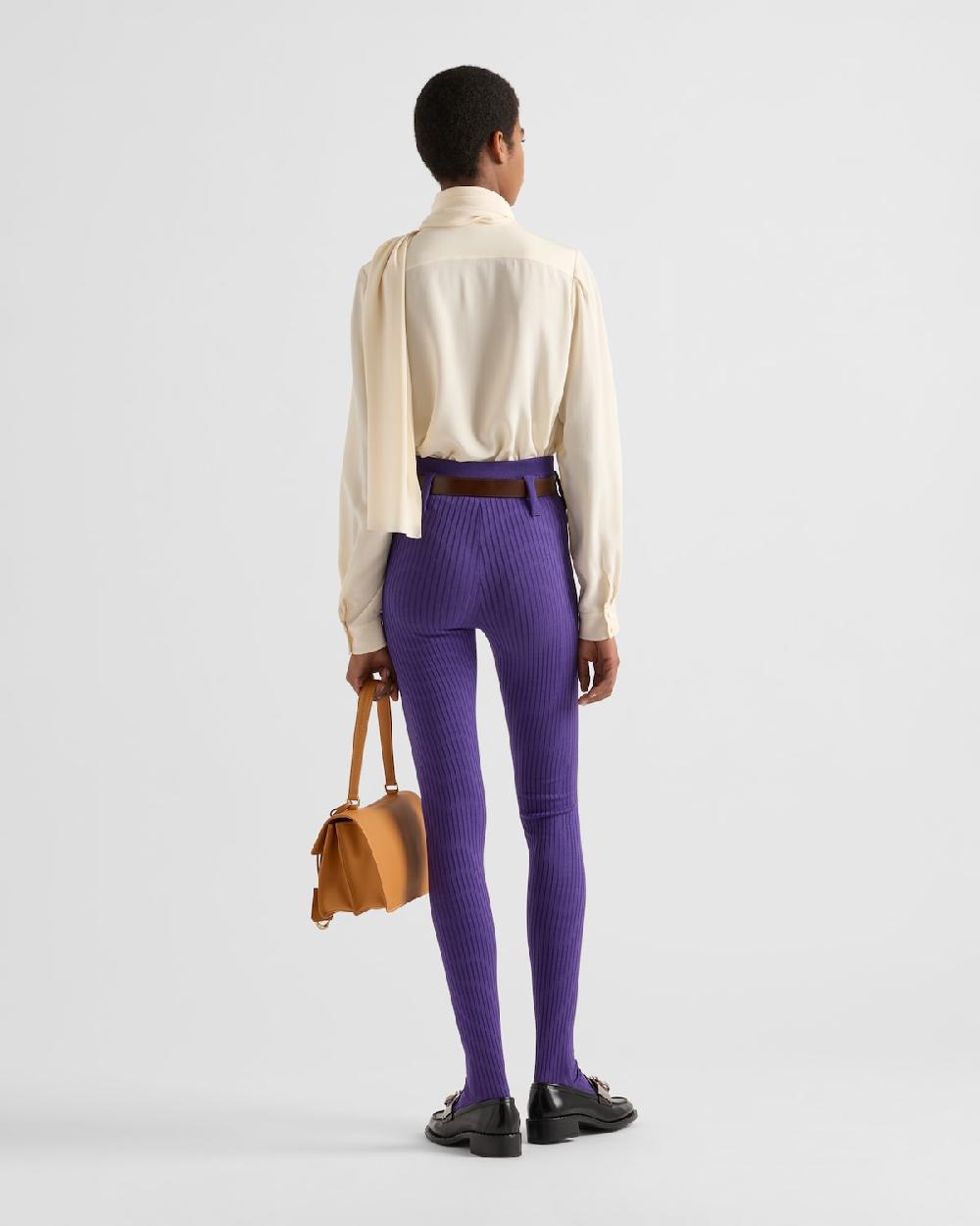 Prada Camisa de crepé Último día
