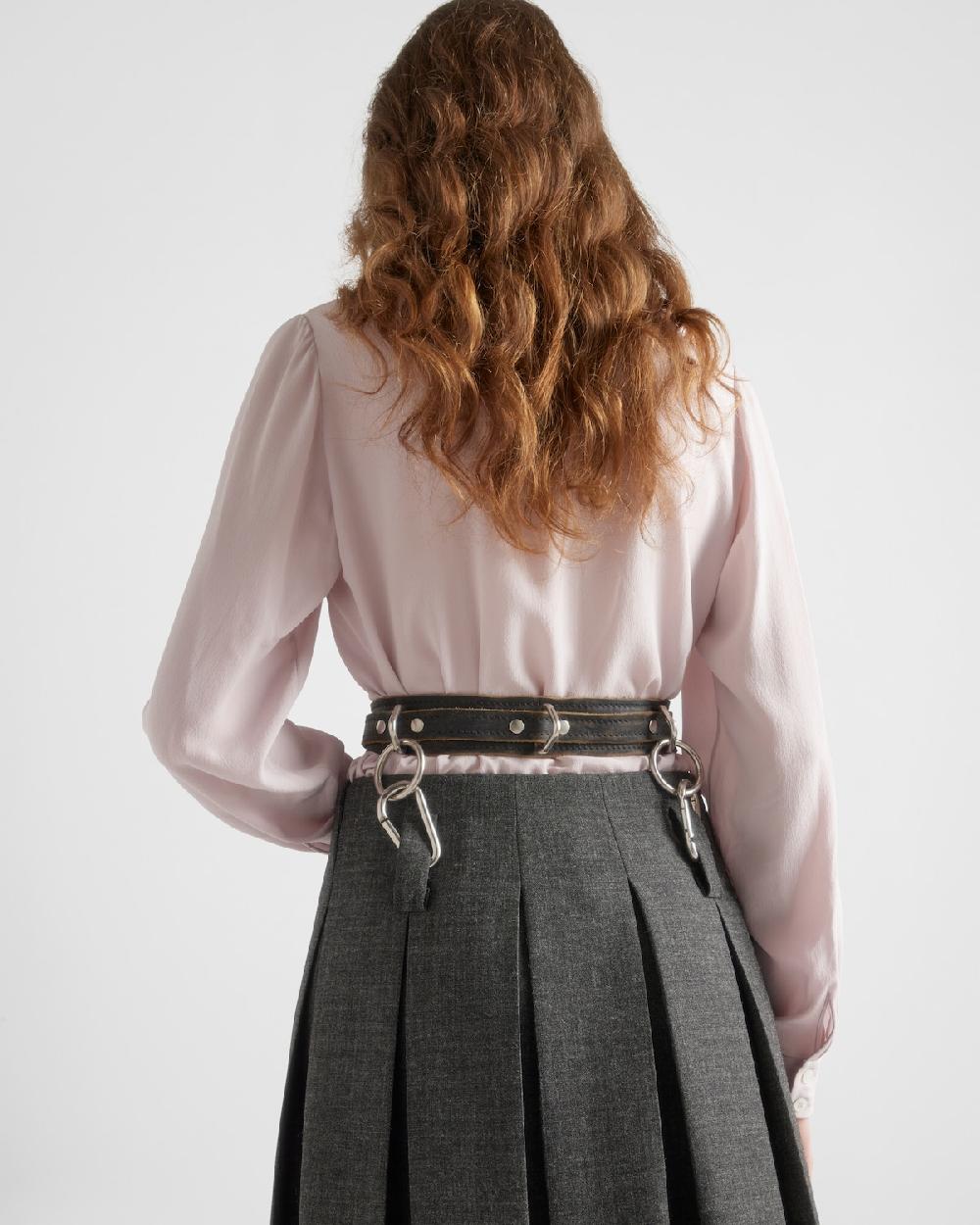 Prada Camisa de crepé Solo hoy
