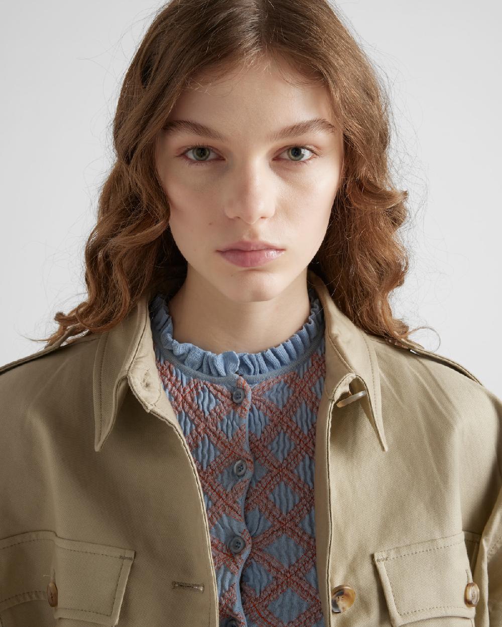 Prada Cárdigan de algodón En oferta