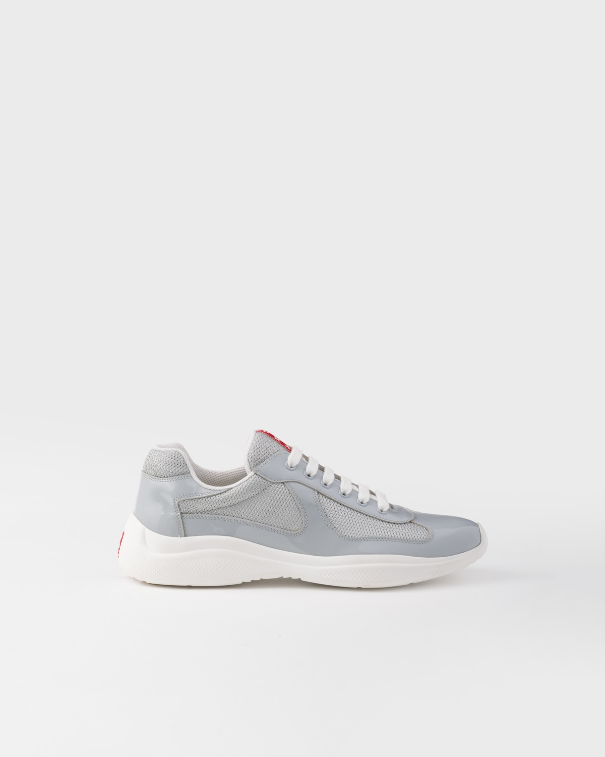 Prada Zapatillas Prada America's Cup de charol y tejido técnico