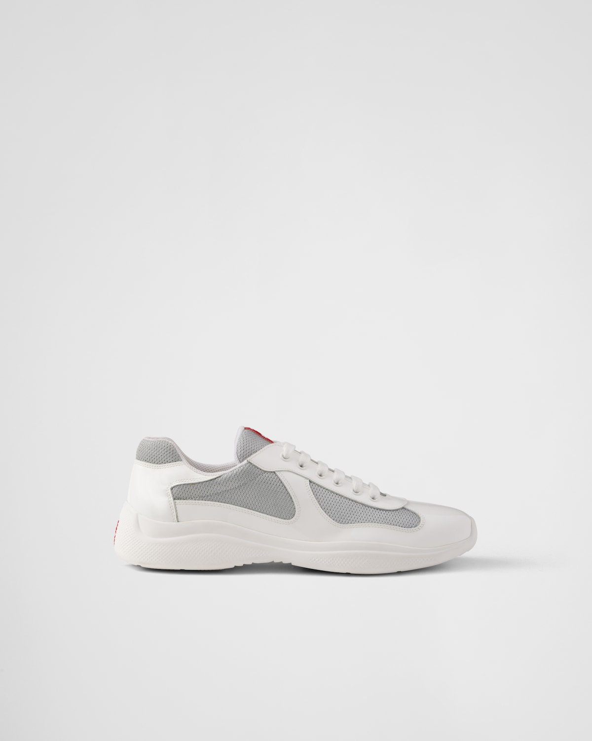 Prada Zapatillas Prada America's Cup de charol y tejido técnico
