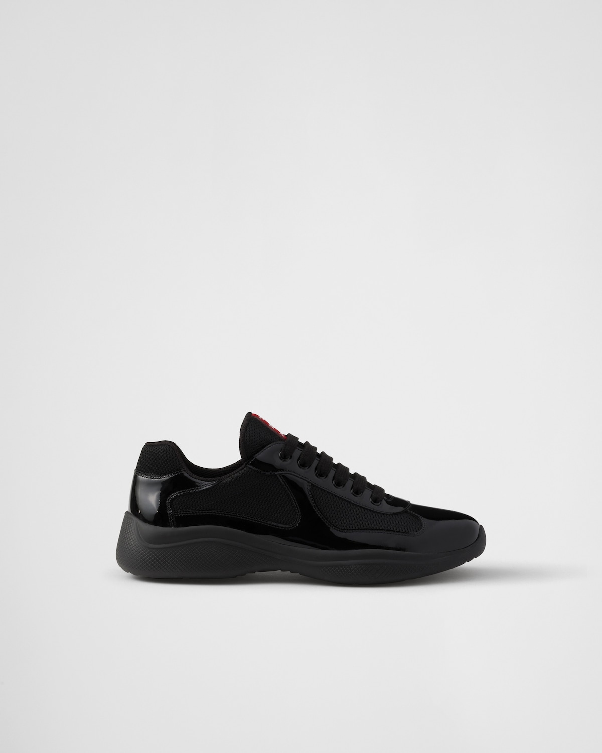 Prada Zapatillas Prada America's Cup de charol y tejido técnico