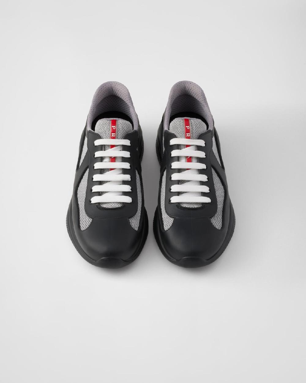Prada Zapatillas de goma y tejido técnico Prada America's Cup Rebajas