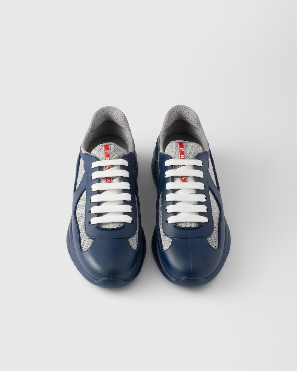 Prada Zapatillas de goma y tejido técnico Prada America's Cup Ofertas