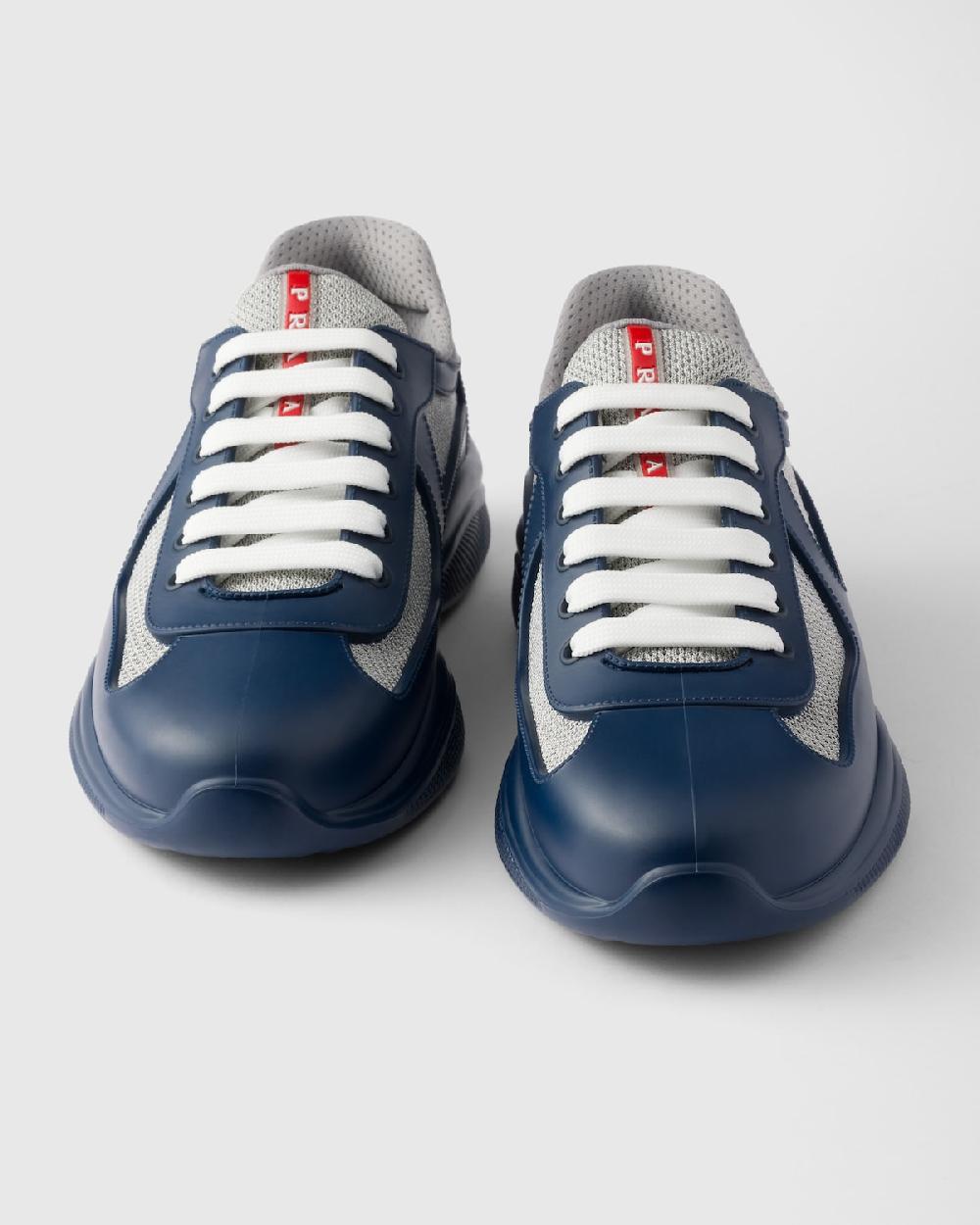 Prada Zapatillas de goma y tejido técnico Prada America's Cup Ofertas
