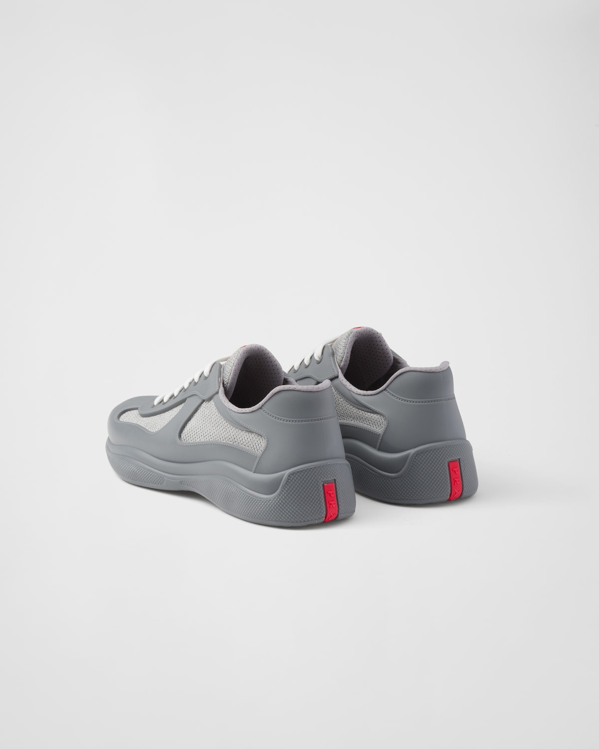 Prada Zapatillas de goma y tejido técnico Prada America's Cup Venta caliente