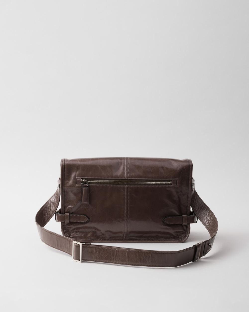 Prada Bolso bandolera de piel Mejor oferta