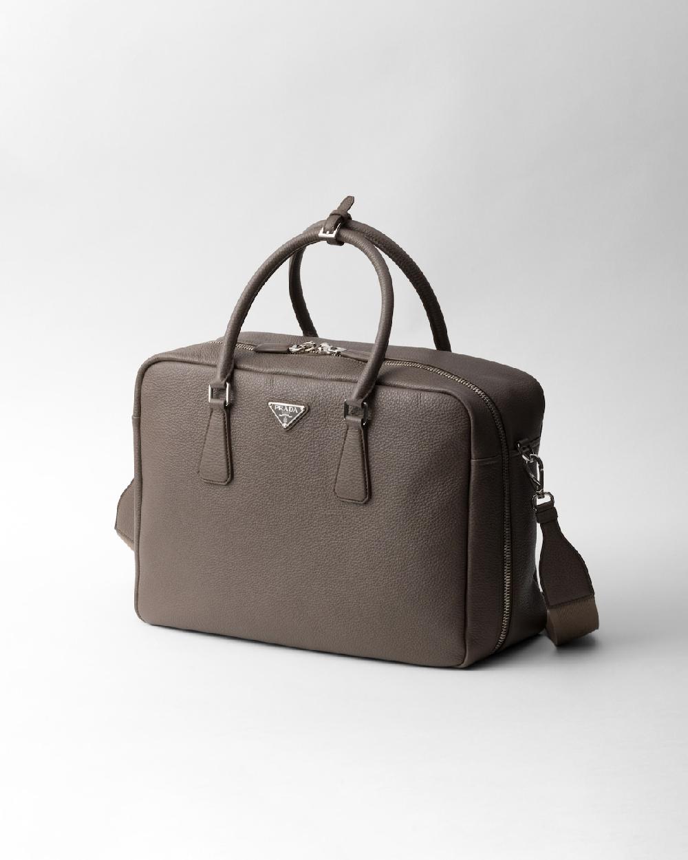 Prada Maletín de piel Oferta especial