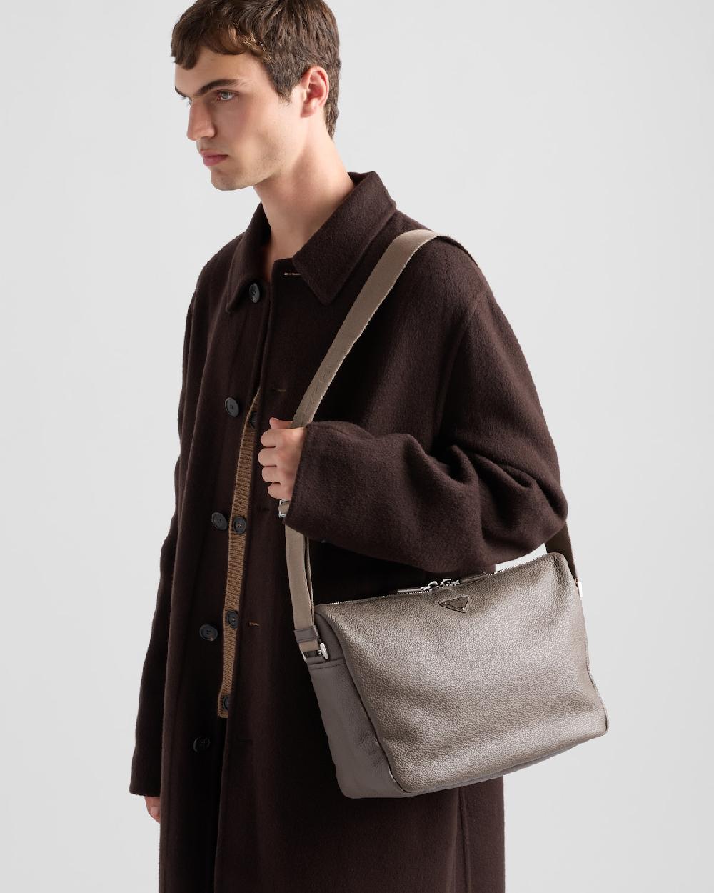 Prada Bolso bandolera de piel