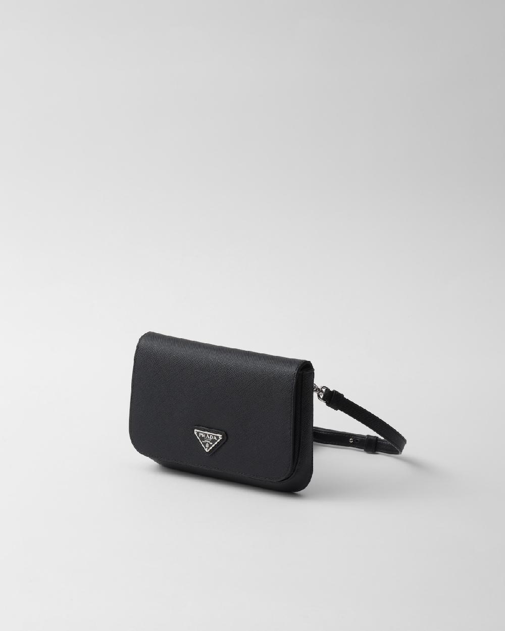Prada Bolso bandolera de piel Saffiano Liquidación
