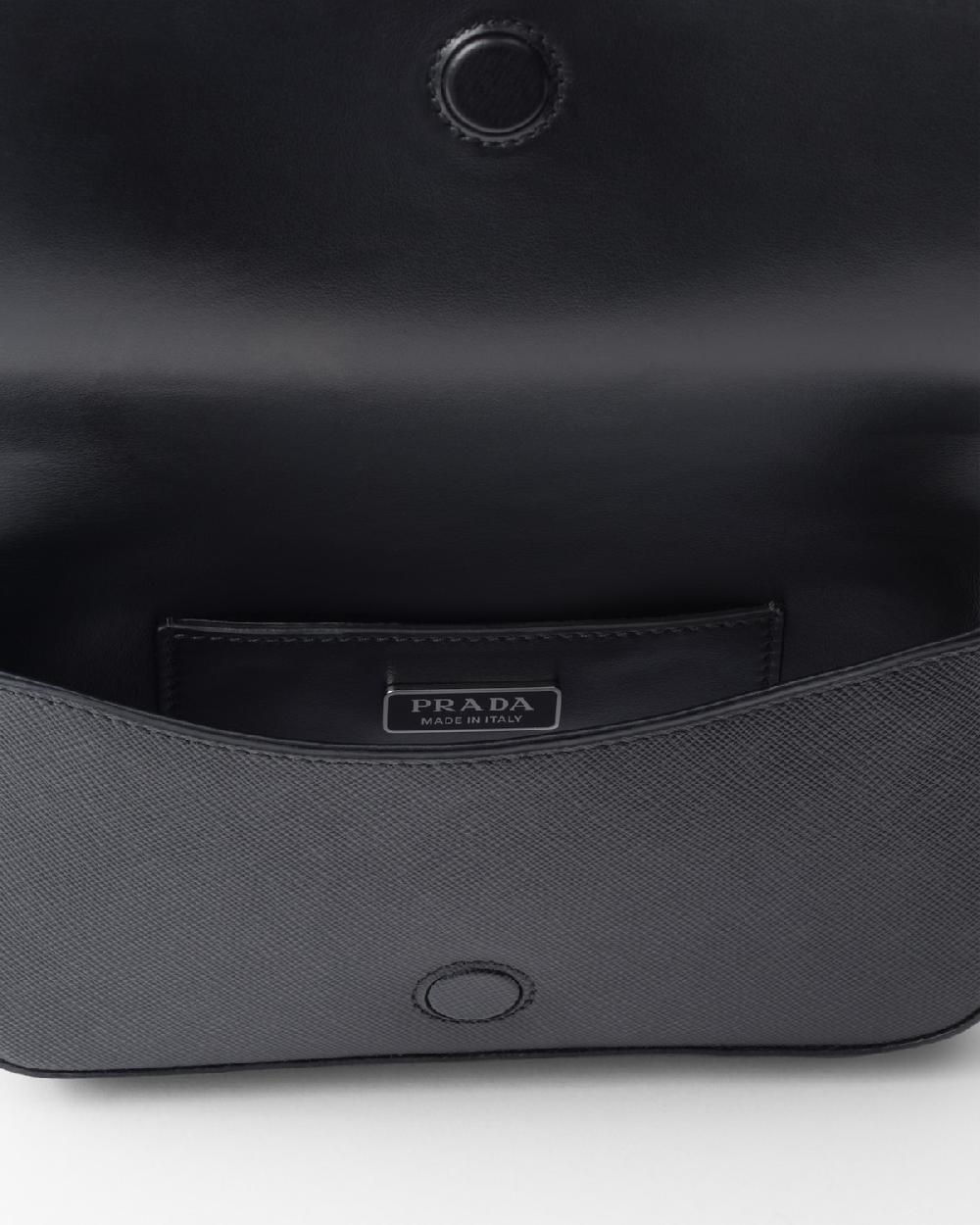 Prada Bolso bandolera de piel Saffiano Liquidación