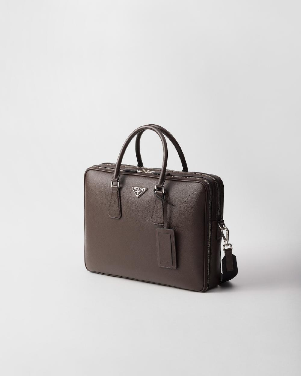 Prada Maletín de piel Saffiano