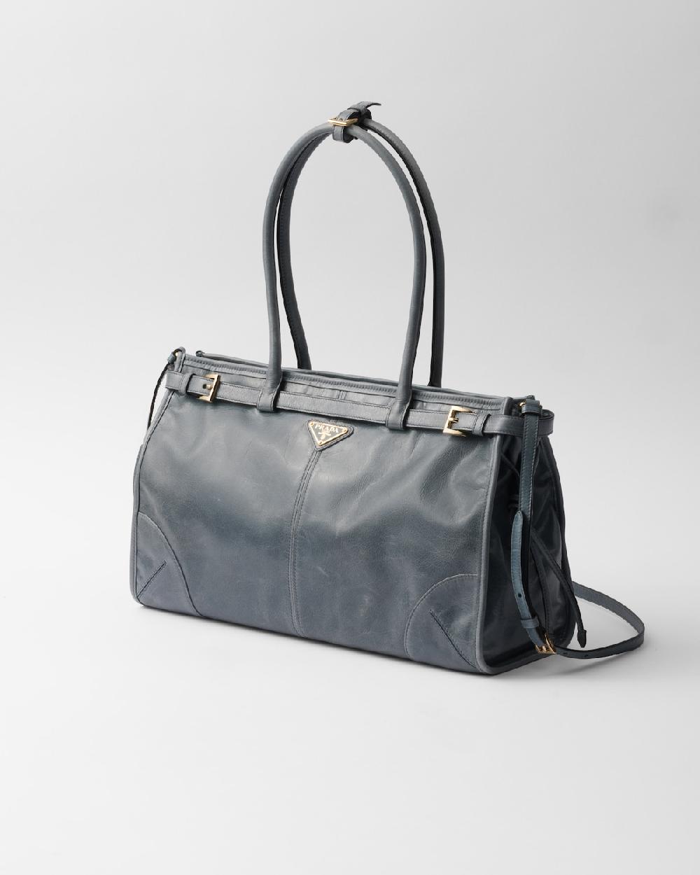 Prada Bolso grande Prada Bonnie de piel