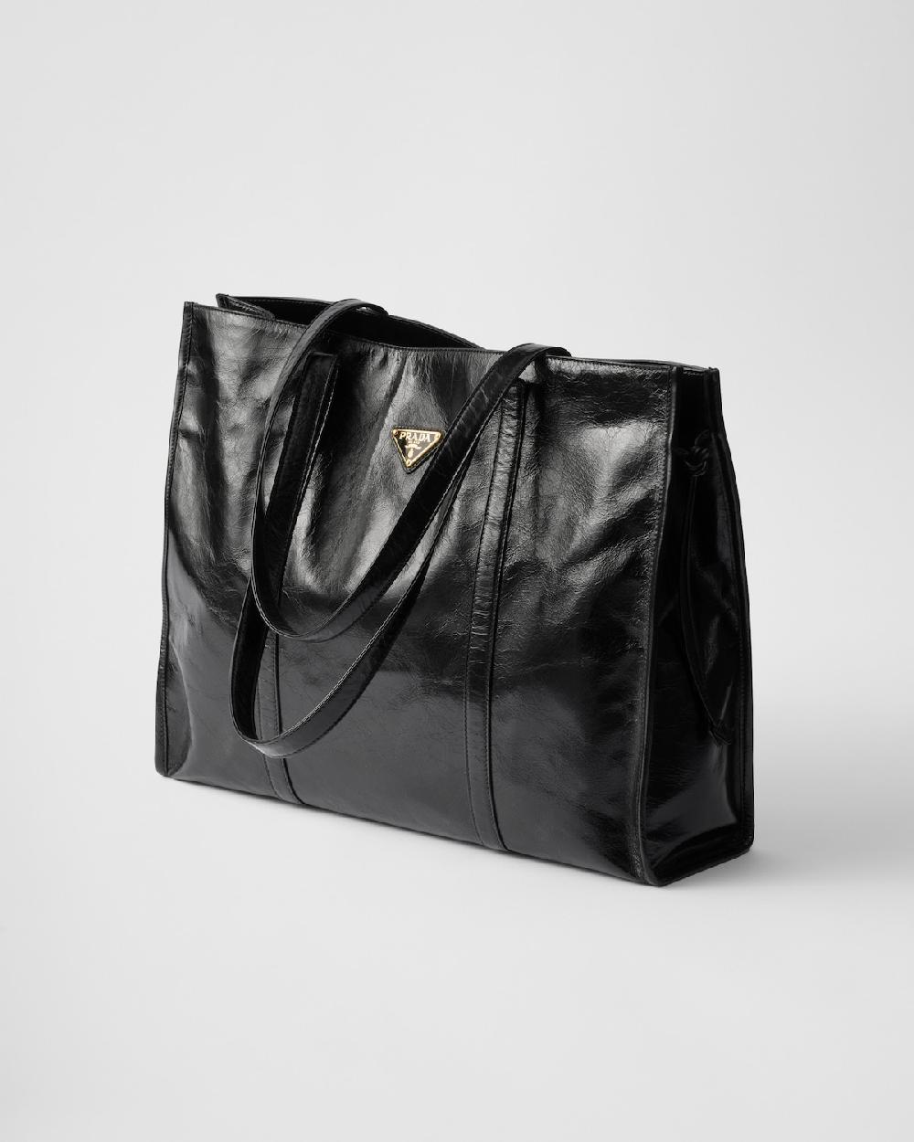Prada Bolso tote grande de piel