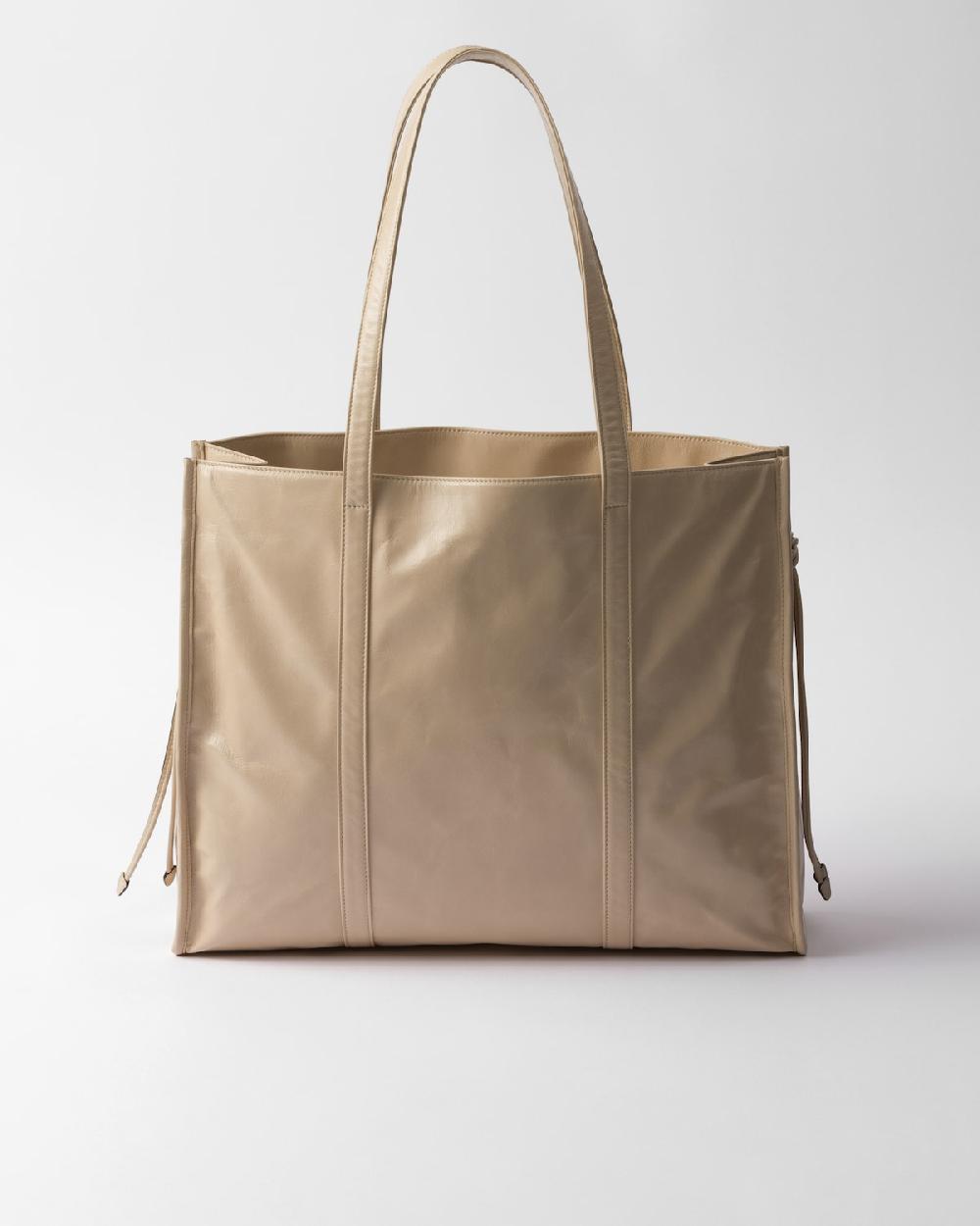 Prada Bolso tote grande de piel En línea