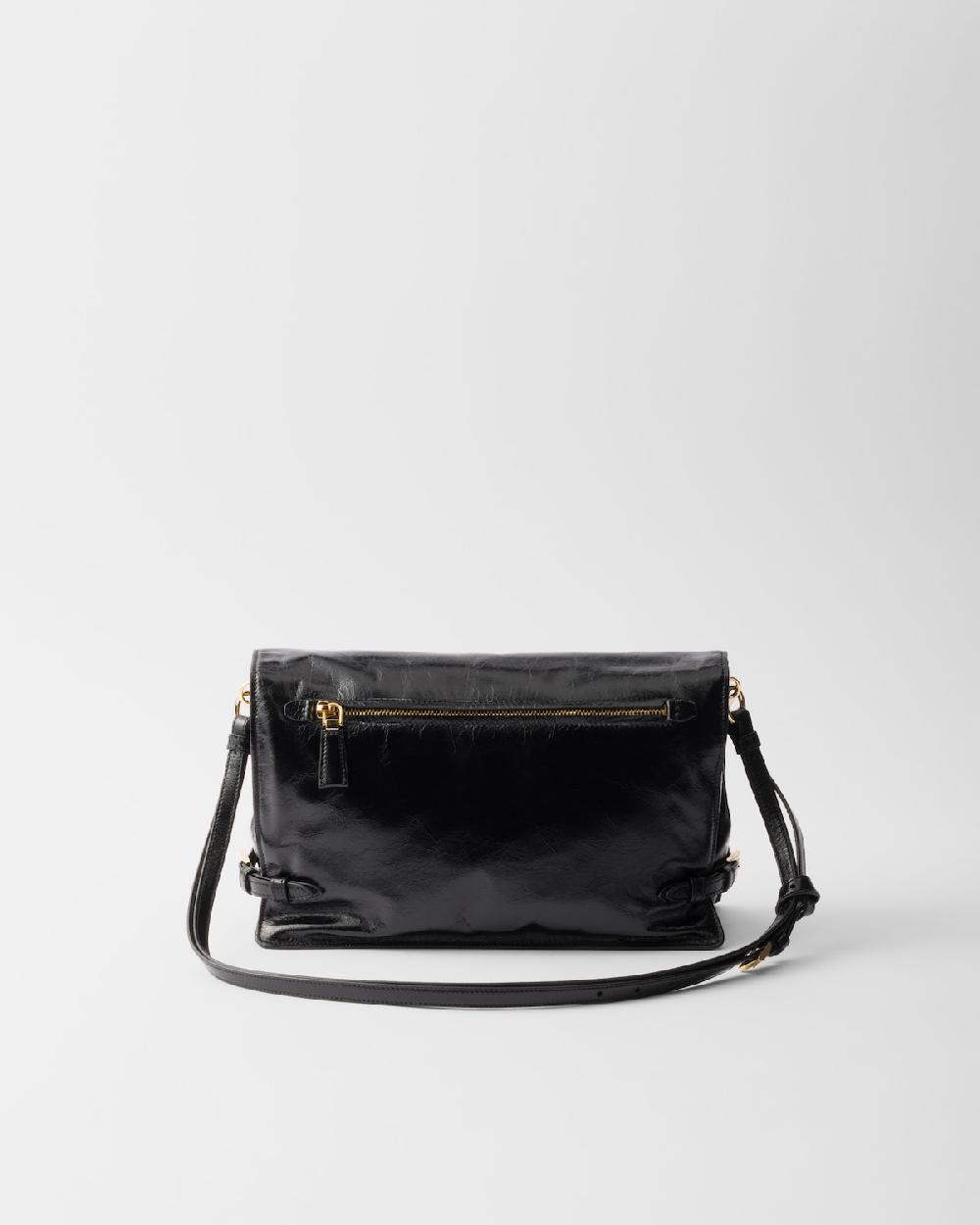 Prada Bolso bandolera de piel mediano Rebajas