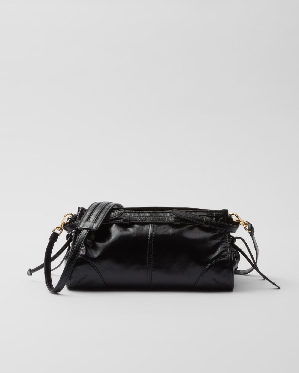 Prada Bandolera pequeña de piel En oferta