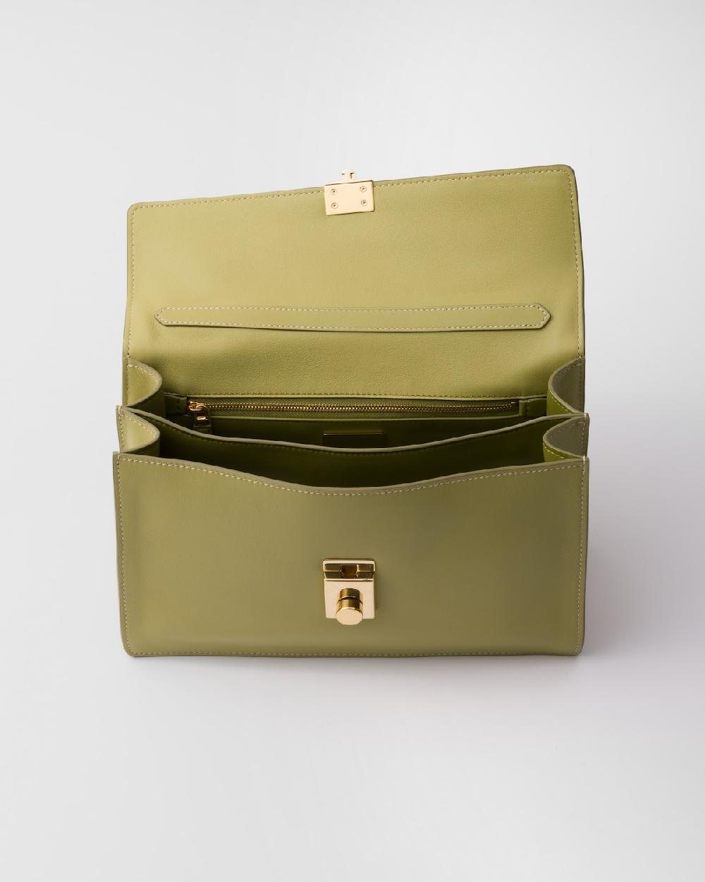 Prada Bolso bandolera Prada Soft Sound de piel mediano Mejor oferta