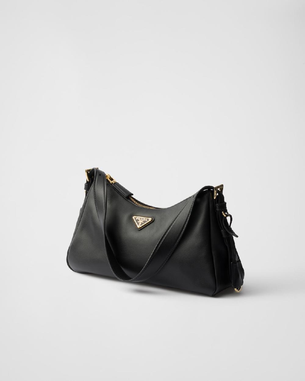 Prada Bolso bandolera mediano Prada Aimée de piel Oferta especial