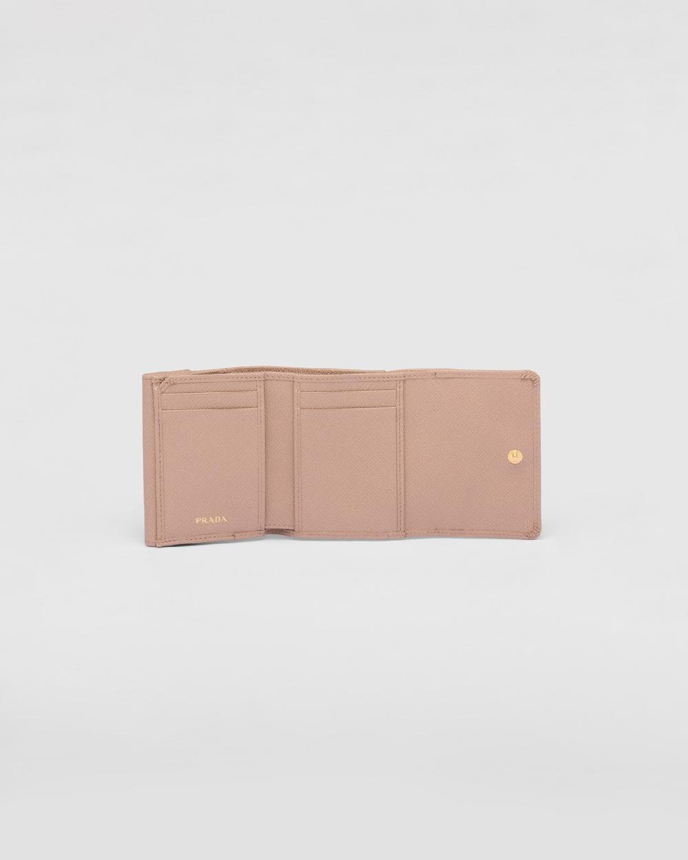 Prada Cartera pequeña de piel Saffiano Precio de fábrica