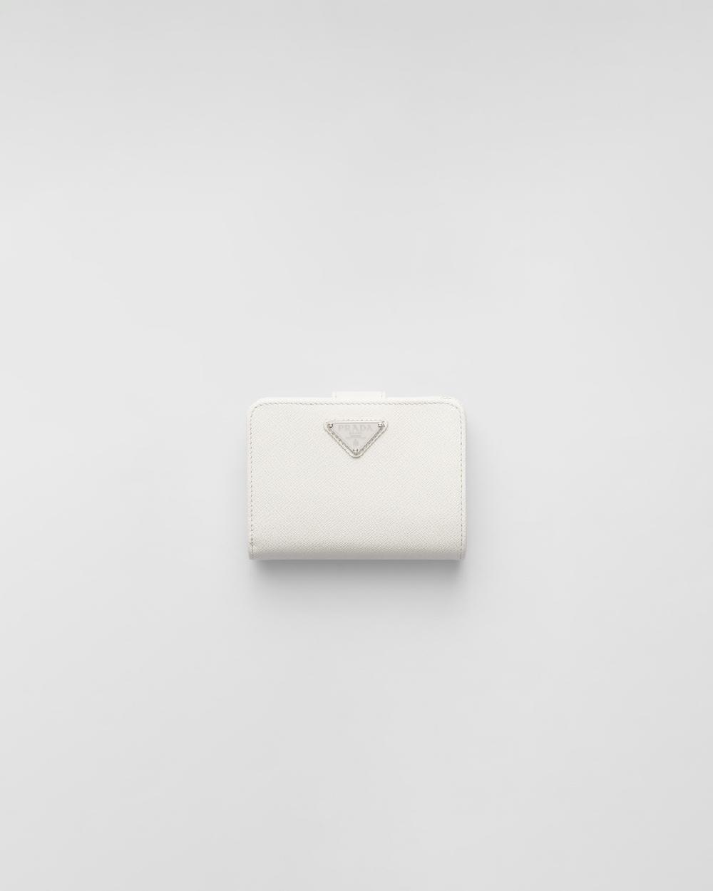 Prada Cartera pequeña de piel Saffiano Tienda de fábrica