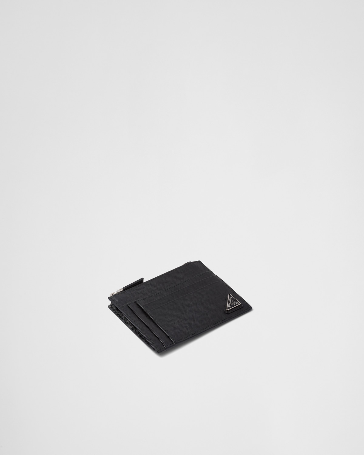 Prada Tarjetero de piel Saffiano Precio ultrabajo
